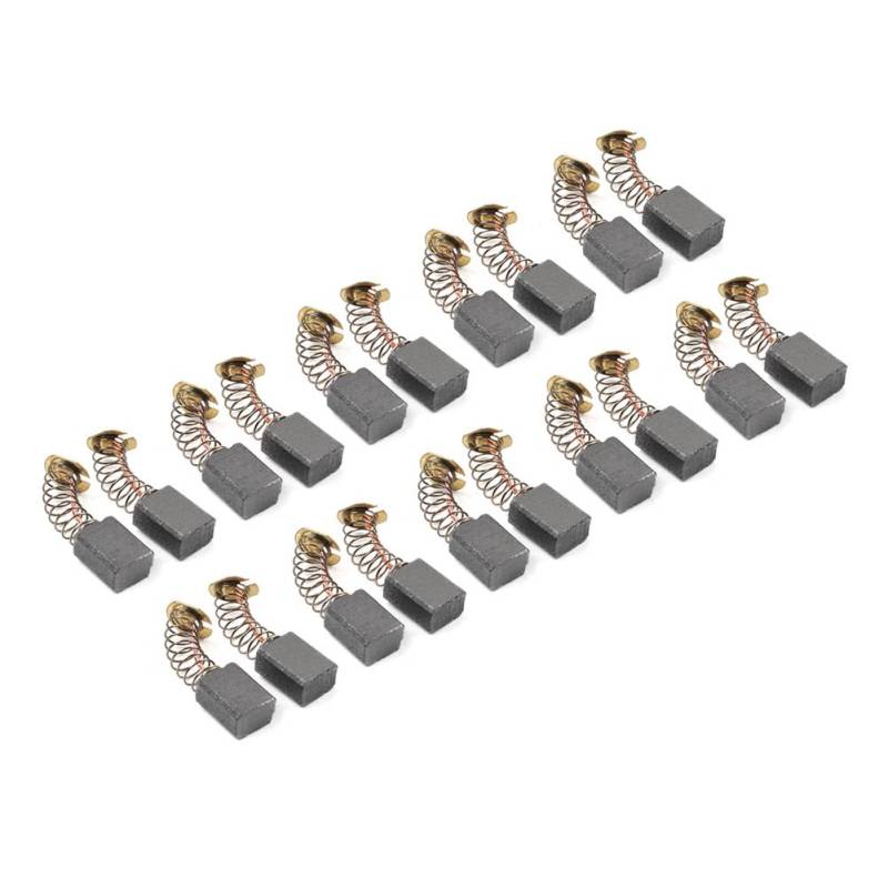SIKUAI 20 Stück Motorkohlenbürsten 6x9x13mm Dunkelgrau Für CB411 Elektrowerkzeug von generisch