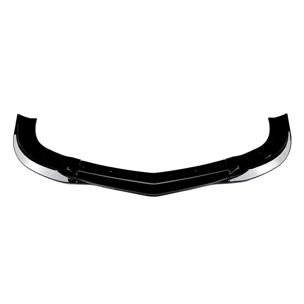 SIKUAI 3-teilig Schwarz Hochglanz Frontspoilerlippe Stoßstangenschutz Frontspoilerlippe ABS Für C Klasse W204 C63 Limousine 07-2010 SIKUAI 3-teilig Schwarz Hochglanz Frontspoilerlippe Stoßstangenschutz Frontspoilerlippe ABS Für C Klasse W204 C63 Limousine 07-2010 von generisch