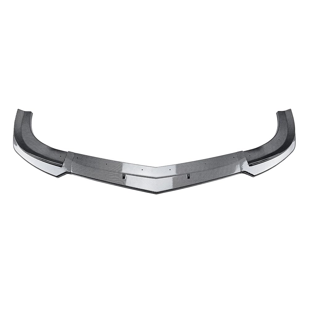 SIKUAI 3-teiliges Carbon Fiber Schwarz Stoßstangenschutz Spoilerlippe Frontstoßstange ABS Für C Klasse W204 C63 Limousine 11-2014 SIKUAI 3-teiliges Carbon Fiber Schwarz Stoßstangenschutz Spoilerlippe Frontstoßstange ABS Für C Klasse W204 C63 Limousine 11-2014 von generisch