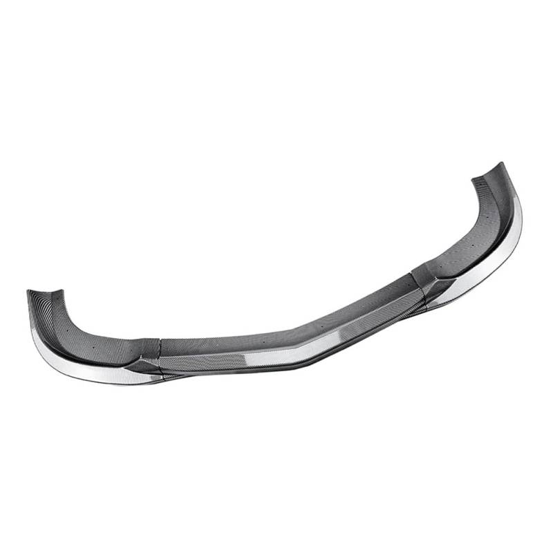 SIKUAI 3-teiliges Frontspoilerlippenschutz Frontspoilerlippe Carbon Fiber Schwarz ABS Für C Klasse W204 C63 Limousine 2007-2010 von generisch