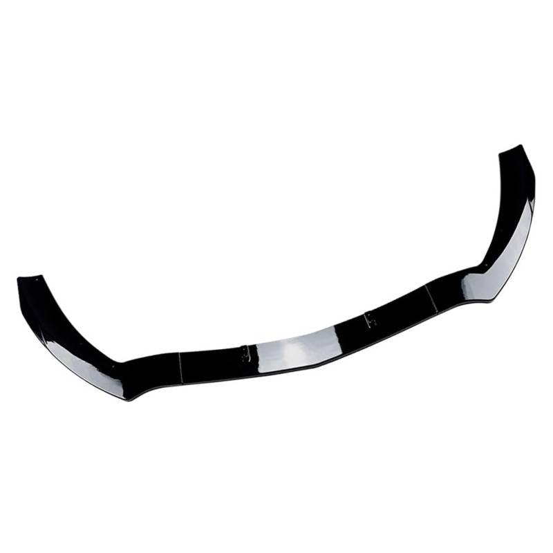 SIKUAI 3-teiliges Spoilerlippe Frontstoßstange Splitter Stoßstangenschutzleiste Schwarz Glänzend ABS Für CLA-Klasse C117 Facelift 2016-2019 von generisch