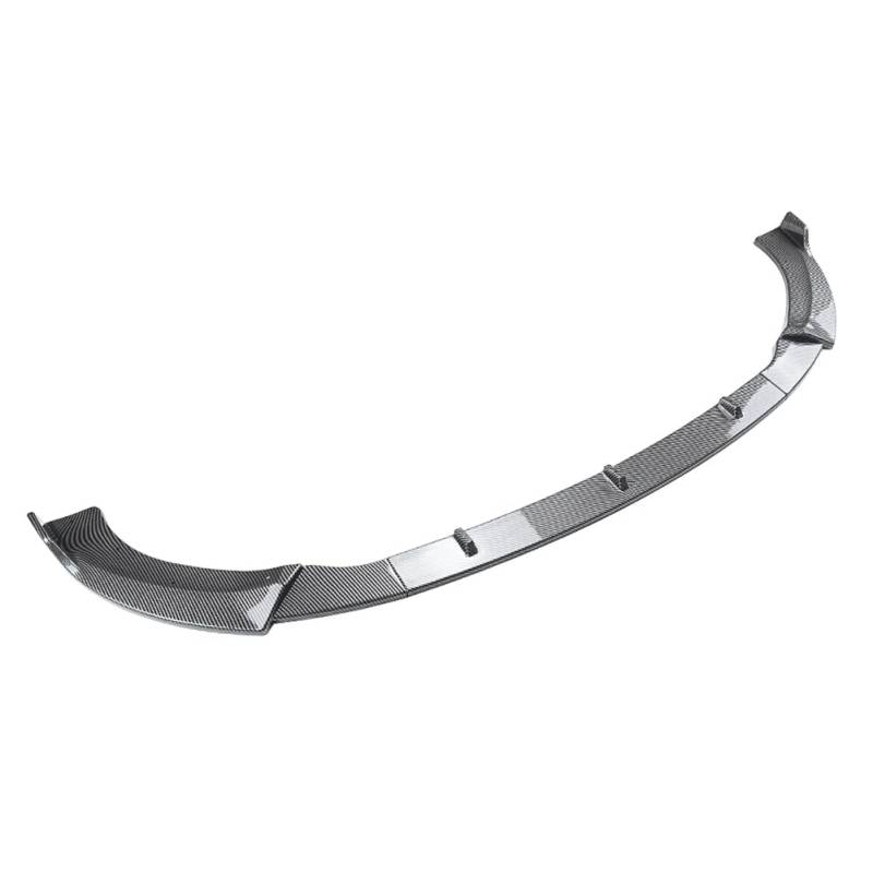 SIKUAI 3Pcs Splitter Lip Front Bumper Spoiler Auto Teile Carbon Faser Schwarz ABS Für CLS Klasse C257 Facelift 2022-2025 von generisch