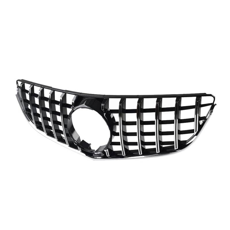 SIKUAI Auto Frontstoßstange Haube Kühlergrill GTR Stil Kühlergrill Für E Klasse W207 C207 Coupe Cabrio 2 Tür 14-16 ABS Silbe von generisch
