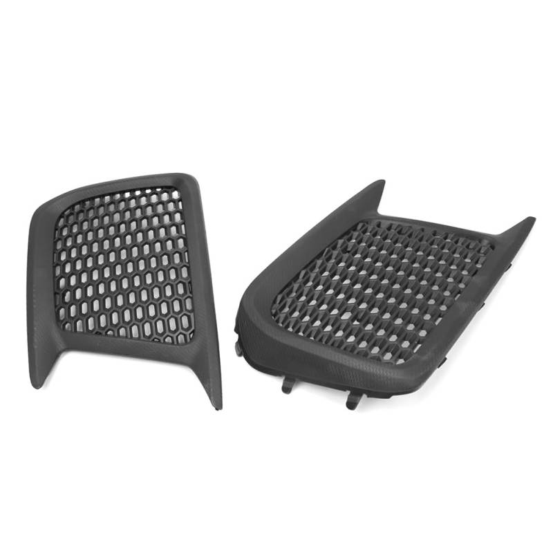 SIKUAI Auto Honeycomb Front Lower Grill Nebel Licht Kühlergrill Abdeckung Stoßstange 1 Paar Für WRX STI 18-2021 ABS Schwarz von generisch