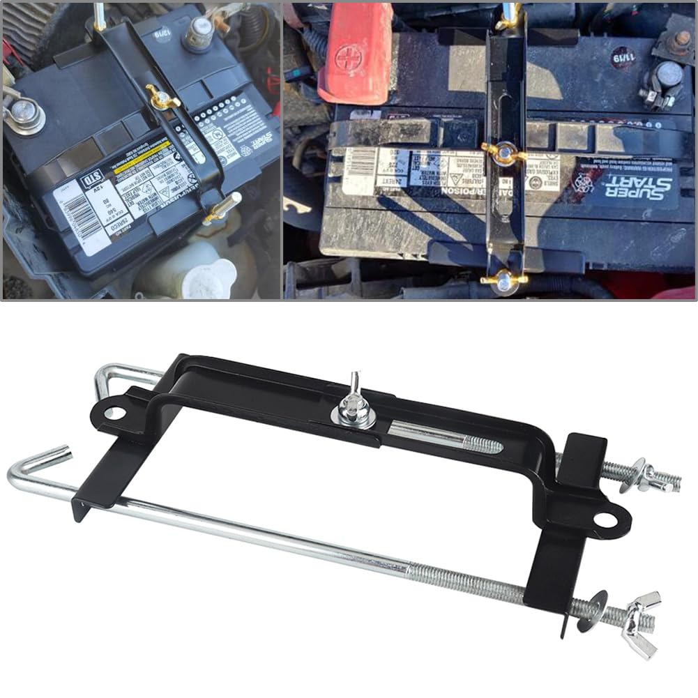 SIKUAI Automative Lagerung Batterie Halter Halten Unten Einstellbare Stabilisator Metall Halterung Auto SIKUAI Automative Lagerung Batterie Halter Halten Unten Einstellbare Stabilisator Metall Halterung Auto von generisch