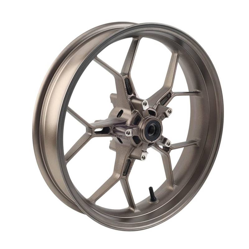 SIKUAI Bronze Motorrad Vorderradnabe Felgenrand Außenräder Aluminium Für CB650R CBR650R 2019 2020 2021 2022 2023 von generisch