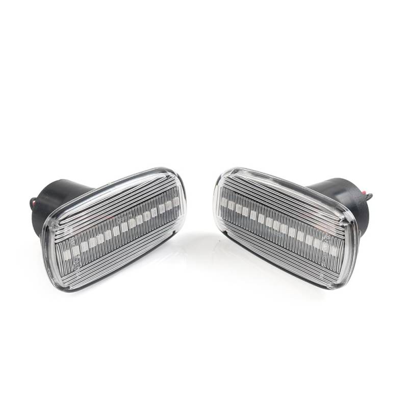 SIKUAI Klare sequentielle Blinker Markierungsleuchte Dynamisches Blinken Seitenblinker Für Land Cruiser Mark Origin Opa Premio Prius Progres Für Soarer Sienta Verossa Wish Will xA von generisch