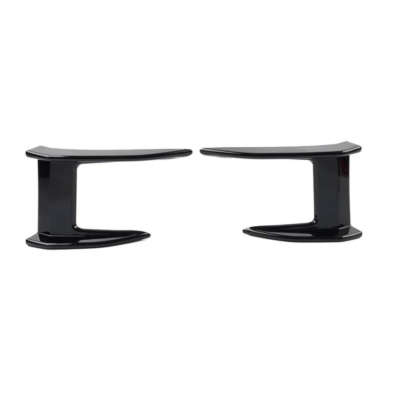 SIKUAI LR045052 Frontstoßstange Luftmesser Wind Außenseite Dekorativer Spoiler Glänzend Schwarz ABS Für MW Fließheck 1er F40 2019-23 Auto 2Stk von generisch