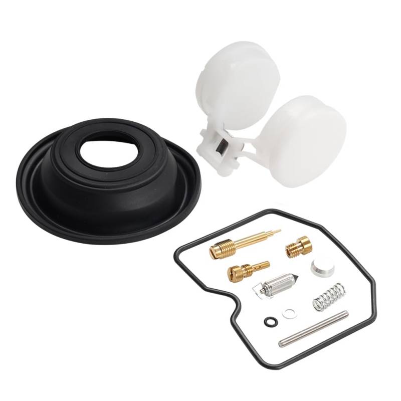 SIKUAI Membran-Schwimmer-Ersatz Vergaser Reparatursatz Gummi, Messing Für KLX300R 97-2006 1 Set von generisch