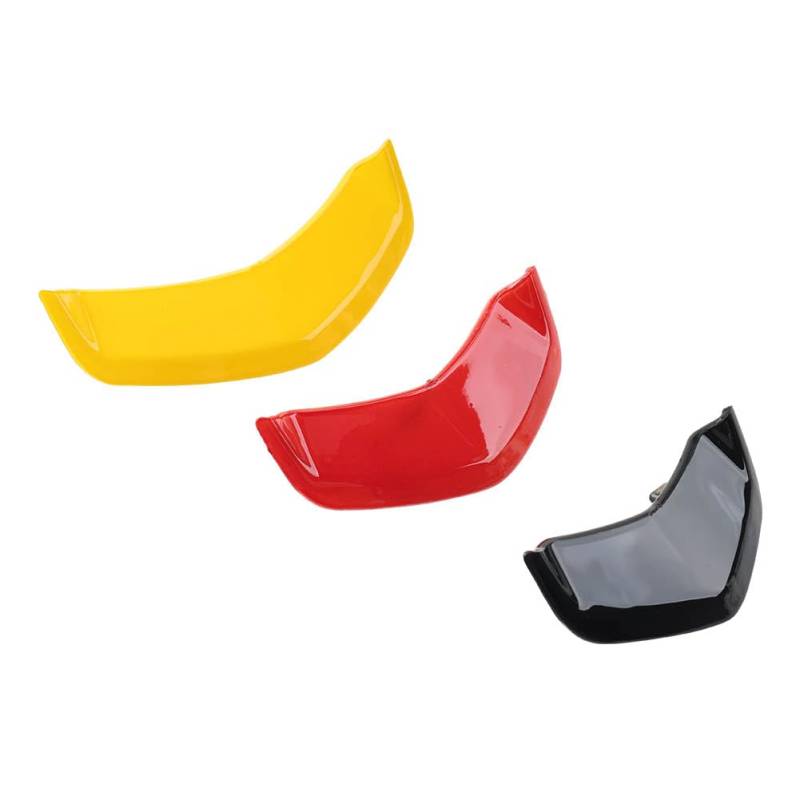 SIKUAI Motorrad 3-teiliges Frontziergitter Zierabdeckung Gelb Rot Schwarz Spanngurte Entlüftungsabdeckung ABS Für GTV GTS300 GTS Super Racing Sixties GTS HPE 2019-2022 von generisch