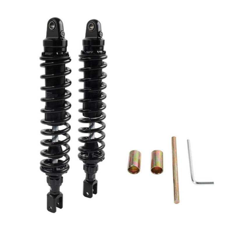 SIKUAI Motorrad 400mm Federaufhängung Stoßdämpfer Dämpfer Motorrad Einstellbar 1pc Für Universal Jahre Aluminium Schwarz Gabel von generisch