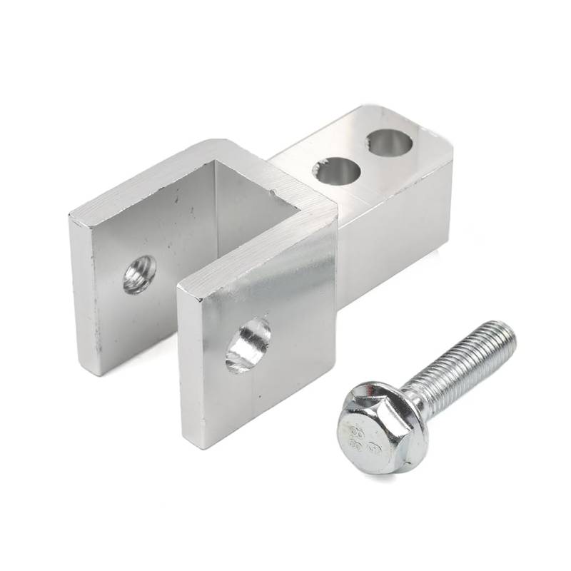 SIKUAI Motorrad 8MM Motorrad Hinten Riser Stoßdämpfer Höhe Extender Verlängerung Adapter 1 stück für Aluminium Weiß von generisch