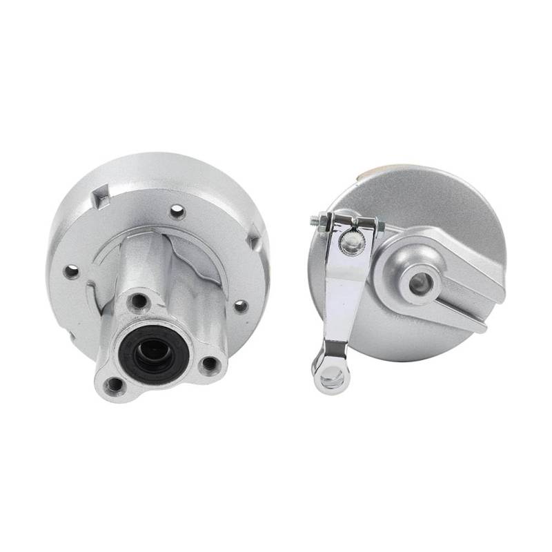 SIKUAI Motorrad Hinterradfelgen Trommelnabe & Abdeckung Bremsbacken Splitter Aluminium Für Monkey Z50 Z50R Bike 2Stk von generisch