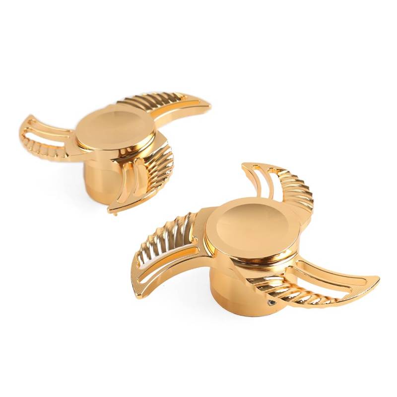 SIKUAI Motorrad Spinning Blade Vorderachse Mutter Abdeckungen Kappen Ersatz Spun Für Touring Trike Modelle VRSC XG Für XL Dyna Für Aluminium Gold von generisch