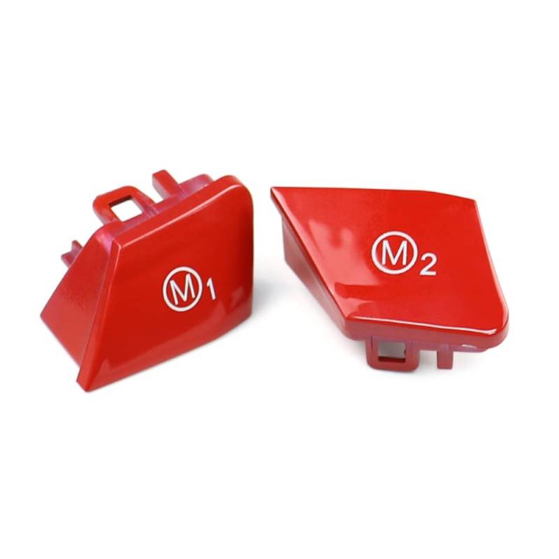 SIKUAI Rot M1 M2 Modus Lenkrad Schalter Taste Für 1 2 3 4 5 6 Serie X5 X6 von generisch