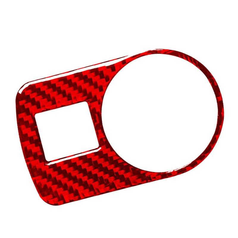 SIKUAI Scheinwerfer Schalter Lampe Taste Panel Trim Abdeckung Dekor RHD Rot Carbon Fiber Für TT TTS TTRS 08-14 Auto von generisch