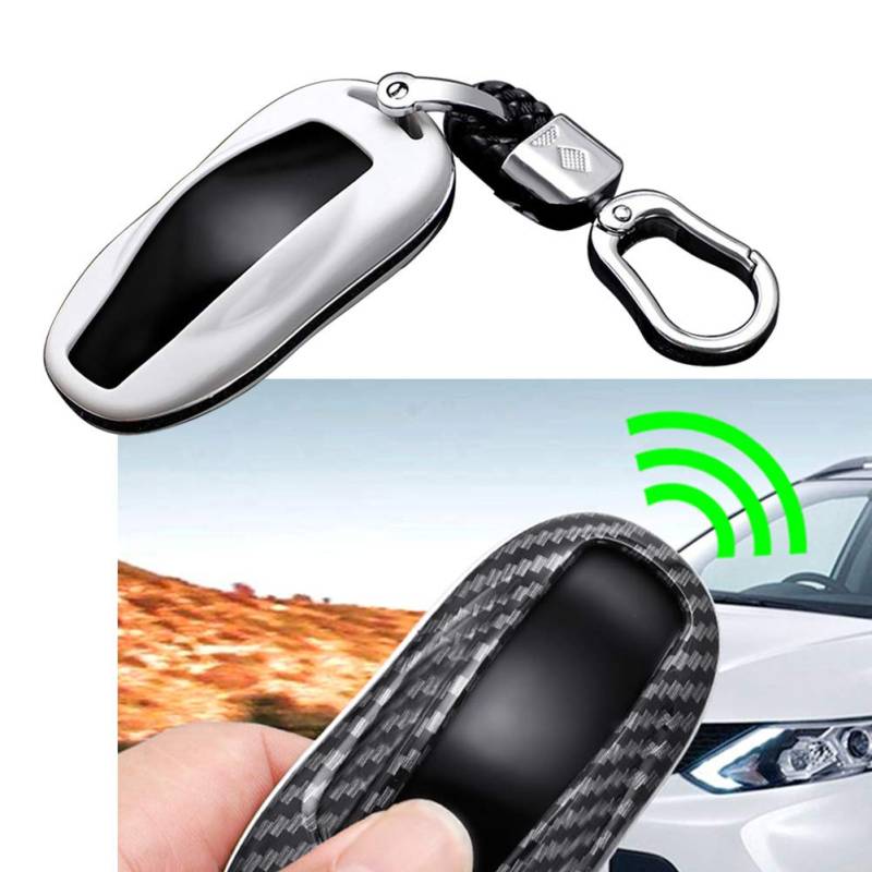 SIKUAI Smart Fob Schlüssel Shell Fall Abdeckung Fernbedienung ABS Weiß Auto Für 3 S Modell von generisch