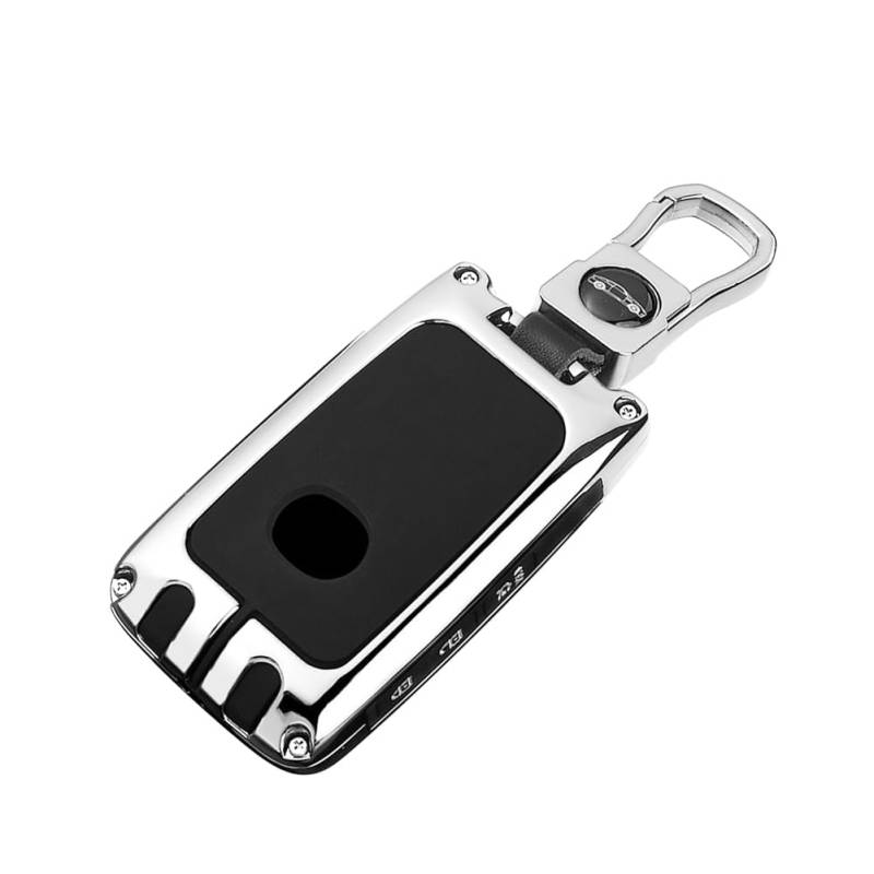 SIKUAI Smart Key Shell Fob Voll versiegelt Fall Abdeckung Fernbedienung A Silber Zink-Legierung Für 3 CX-30 CX-5 6 CX-9 2020 2019 Auto von generisch