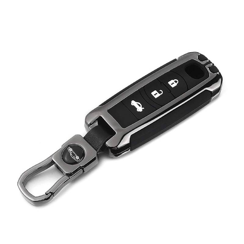 SIKUAI Smart Key Shell Fob Voll versiegelt Gehäuse Abdeckung Fernbedienung Zinklegierung B Grau Auto Für 3 CX-30 CX-5 6 CX-9 2019 2020 von generisch