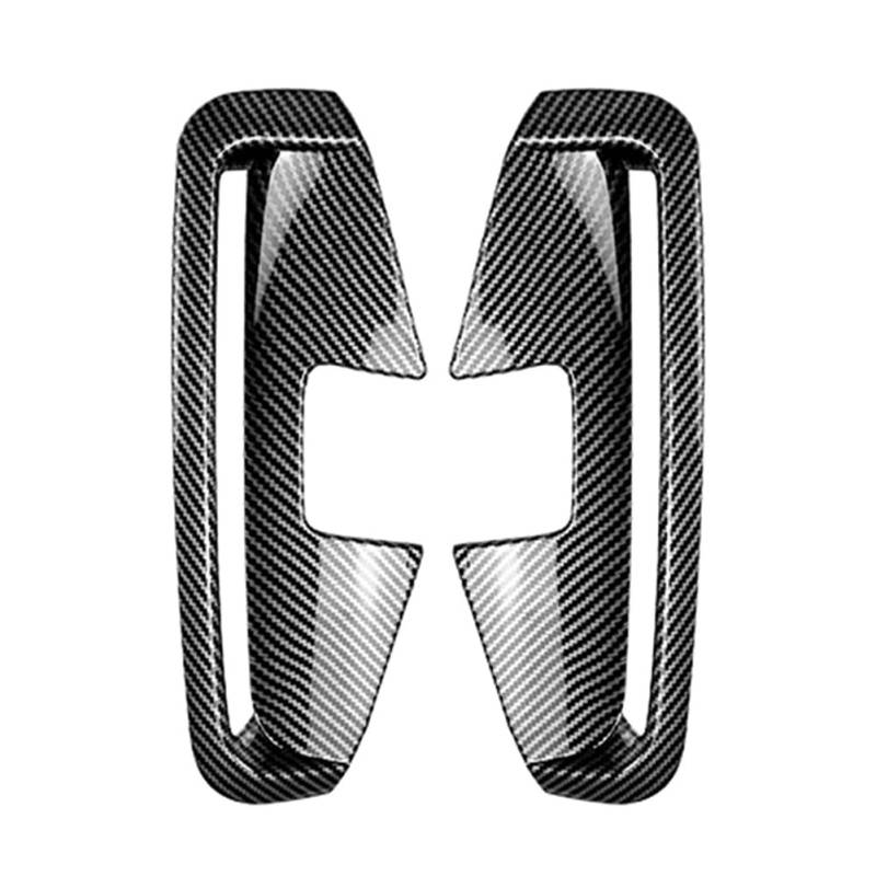 SIKUAI Spoiler Frontstoßstange Entlüftung Carbon Fiber Schwarz ABS Für 4er G22 G23 M Sport 20-2024 2Stk von generisch