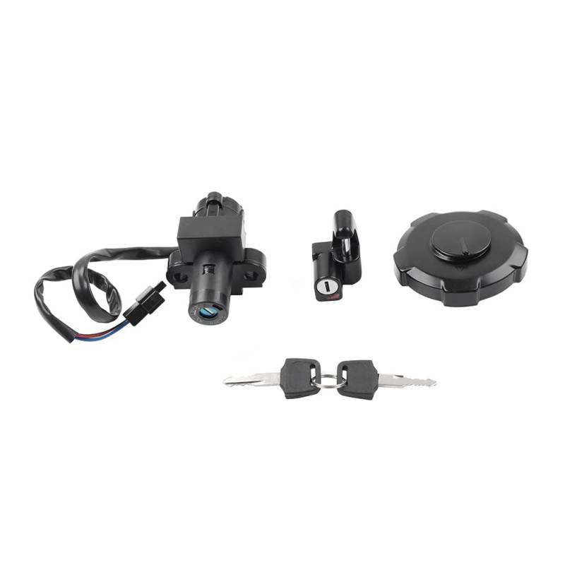 SIKUAI Tankdeckel Abdeckung Zündschloss Sitzbankschloss Schlüsselsatz Für XR650 XR650L 93-2024 5 Stk von generisch