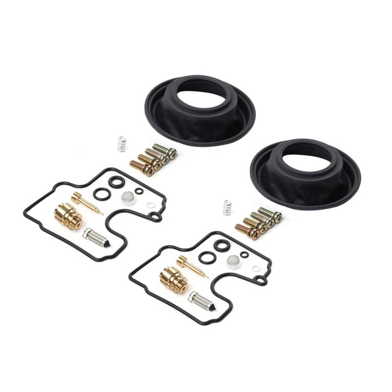 SIKUAI Umbauteile Vergaser Reparatursatz Vergaserzubehör Messing, Gummi Für Intruder VL1500 98-04 VL800/Z 01-04 2 Set von generisch