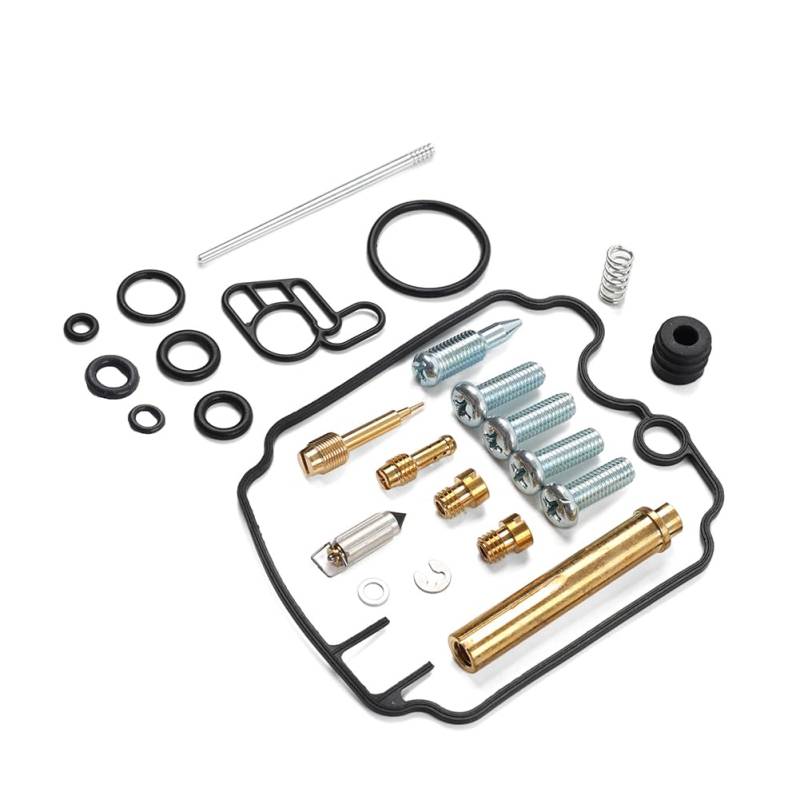 SIKUAI Vergaser Carb Rebuild Reparatur Kit 1 Set Für FZX250 Zeal 3YX Vier-Zylinder Motorrad Gummi, Messing von generisch