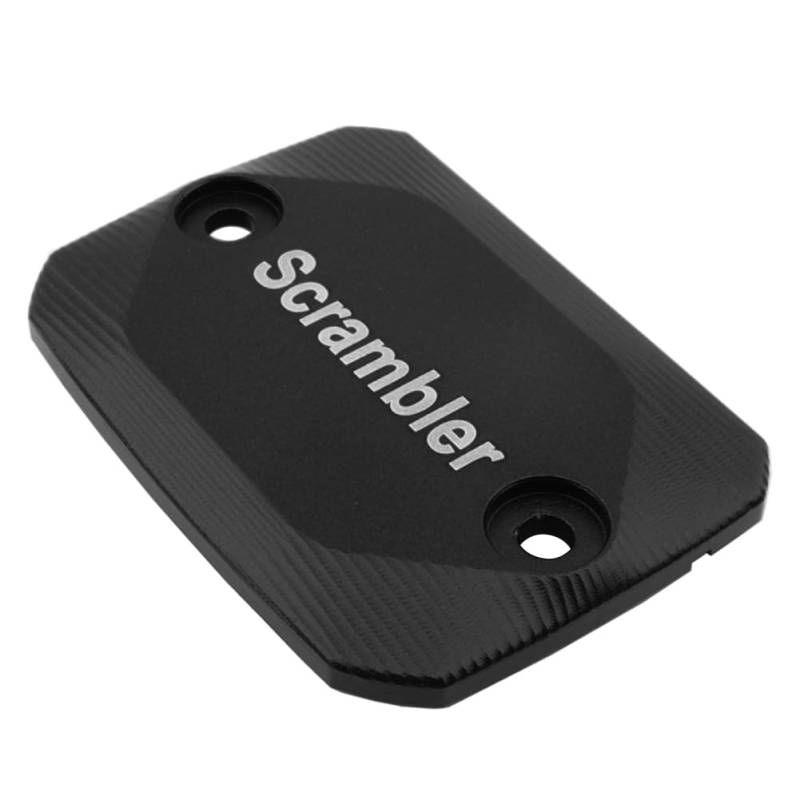 SIKUAI Vorderradbremse Kupplung Ölpumpe Reservoir Deckel Flüssigkeitsdeckel Aluminium Schwarz Motorrad Für Multistrada Hypermotard Monster Scarmble von generisch