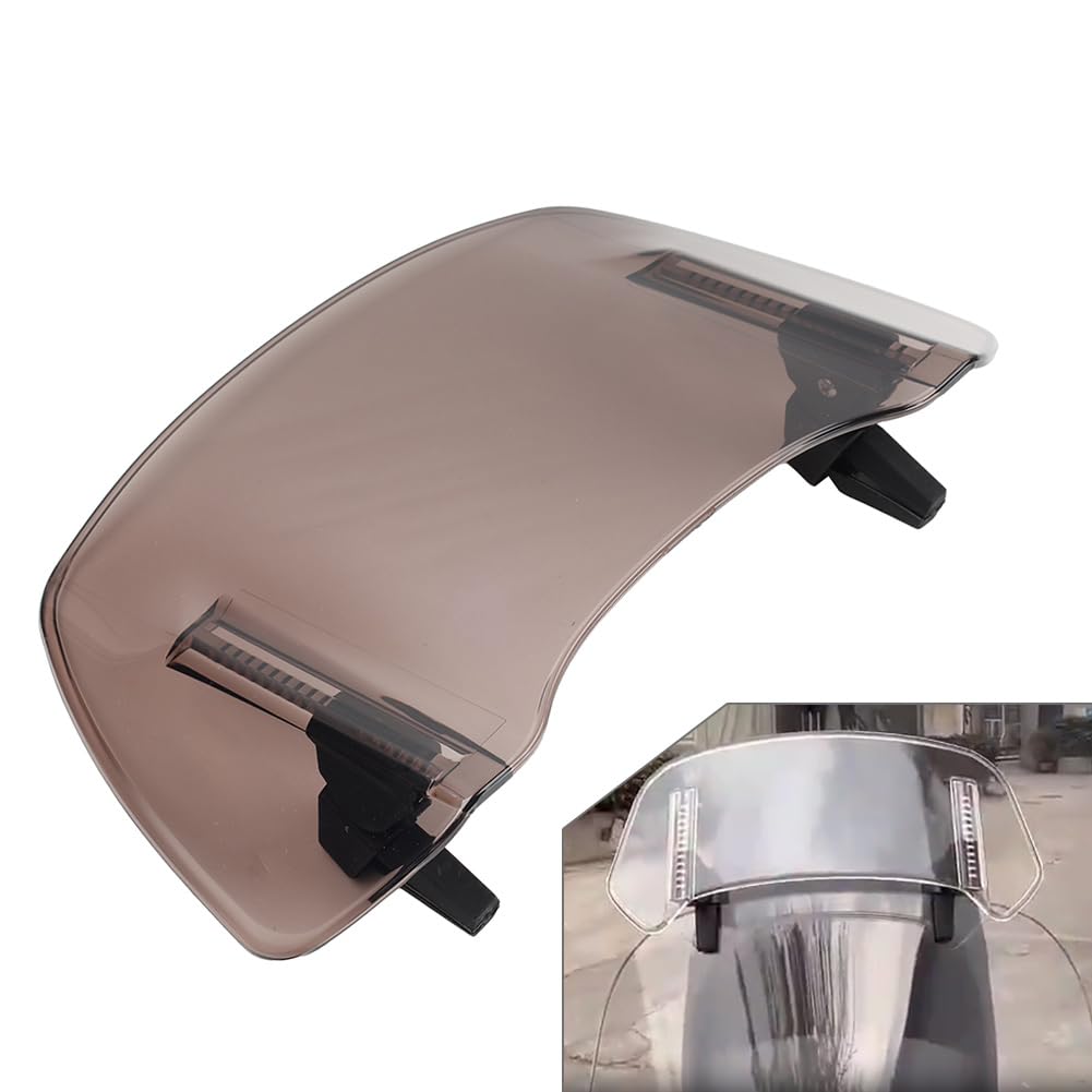 SIKUAI Windschutzscheibe Motorrad Windschutzscheibe Verstellbarer Spoiler Clamp-On Tan Front 1 Pc SIKUAI Windschutzscheibe Motorrad Windschutzscheibe Verstellbarer Spoiler Clamp-On Tan Front 1 Pc von generisch