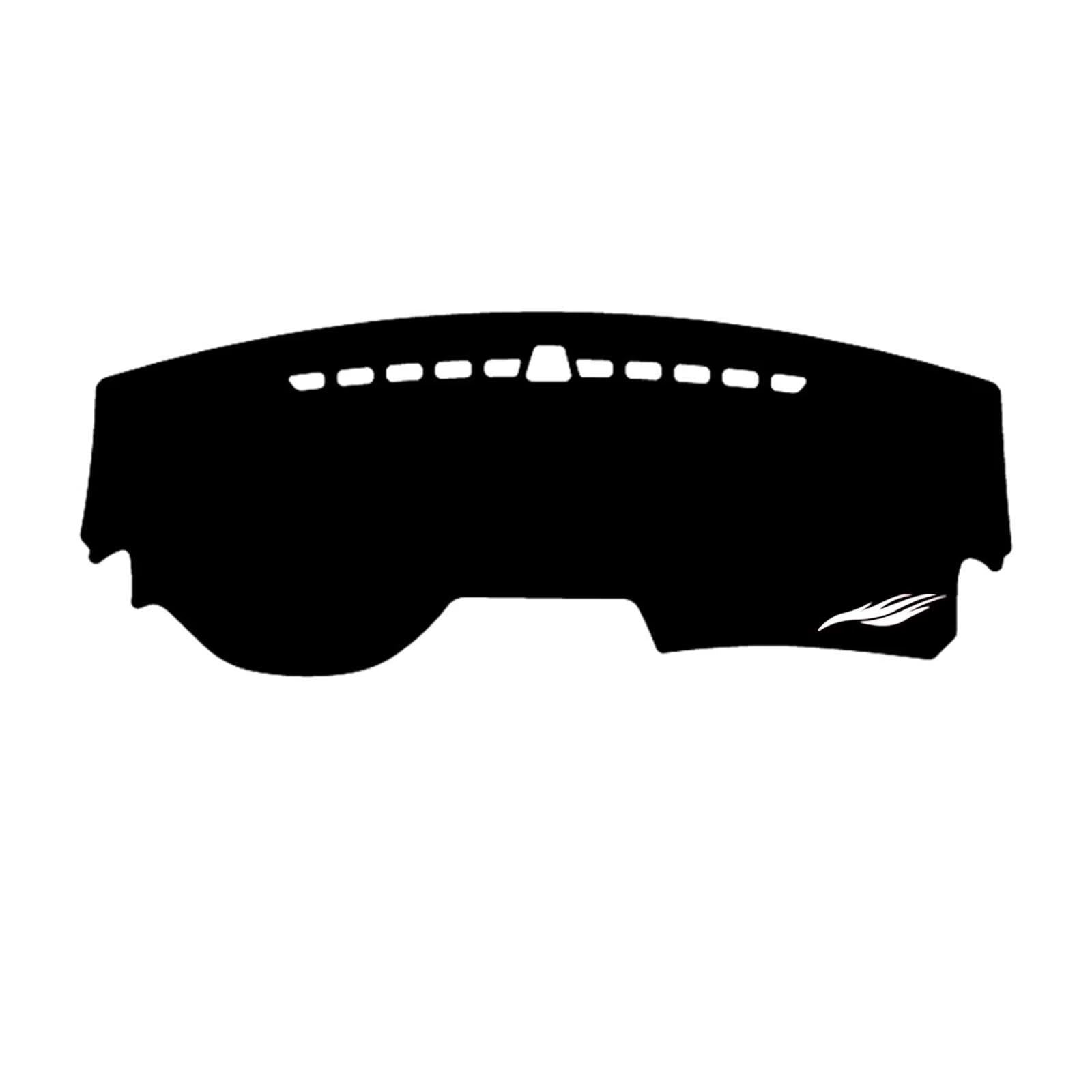 generisch Leder auto armaturenbrett abdeckung kompatibel mit MG MG5 2025,auto armaturenbrett matte,Auto Innenraum（black） von generisch