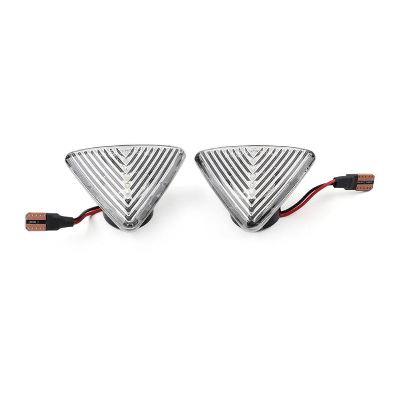 generisch SIKUAI 2 Stück ABS + PC + Seitenmarkierungsleuchte Blinker 121-0001-000, 702-5401 Klar Für Colt Z3 CZC CZ3 Z23 Z24 Z25 Z33 Z34 Auto von generisch