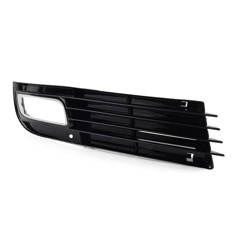generisch SIKUAI 4E0807681AN 4E0807682AN Vorne Rechts Nebelscheinwerfer Unteren Kühlergrill Stoßstange Lampe Lünette Rahmen Einsatz Grill ABS Schwarz Für A8 D3 2005-2010 Auto von generisch