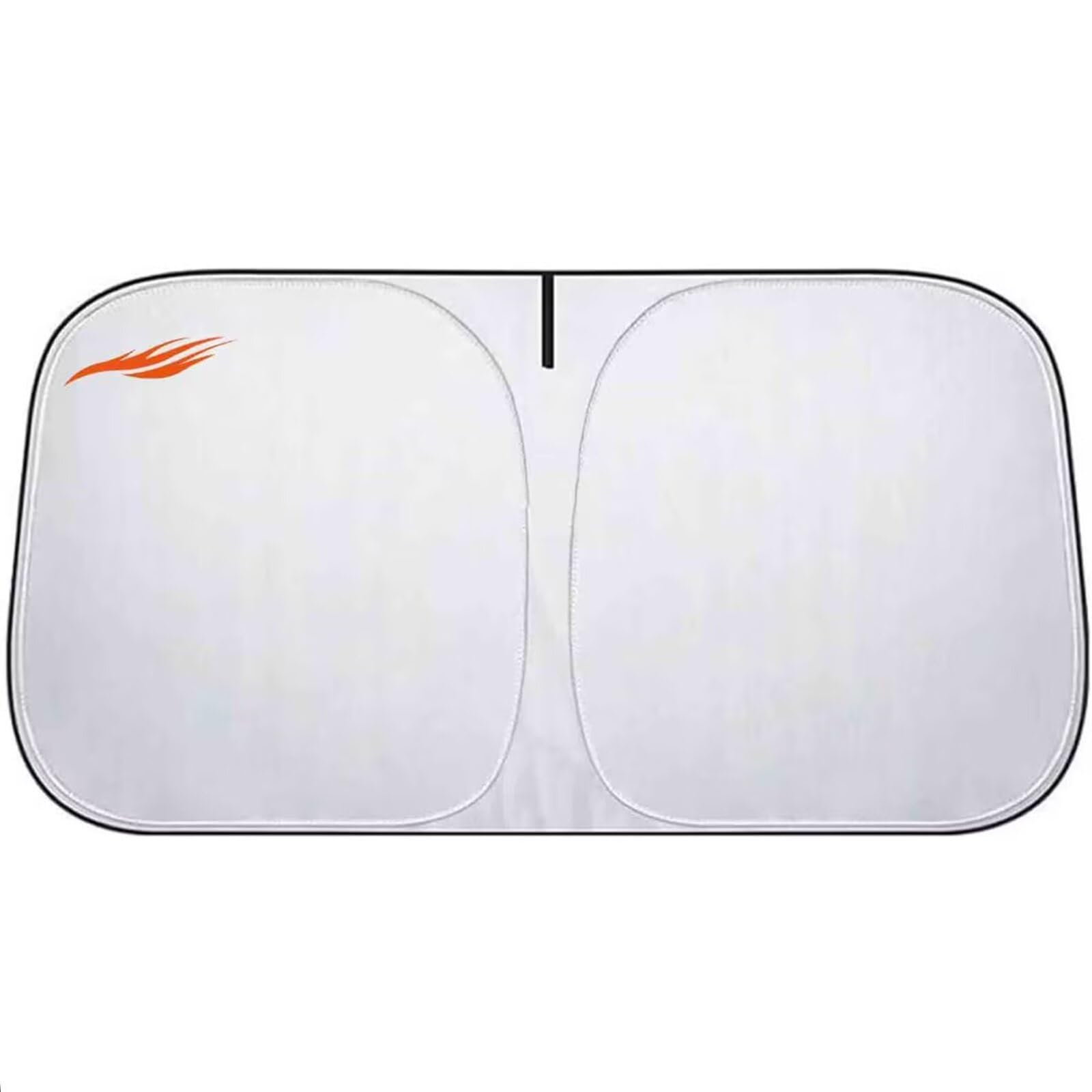 generisch Sonnenschutz Auto frontscheibe kompatibel mit Jeep Grand Cherokee wj 1998-2003,Faltbarer,Sonnensegel Autoteile (Silver) von generisch
