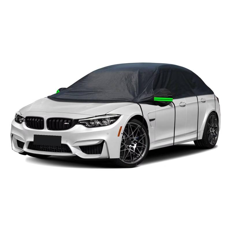 generisch halbgarage für Auto Winter kompatibel mit OPEL Astra OPC 2000-2025, Schiebedach Abdeckung, Autofenster Abdeckung,Auto halbgarage（Black） von generisch