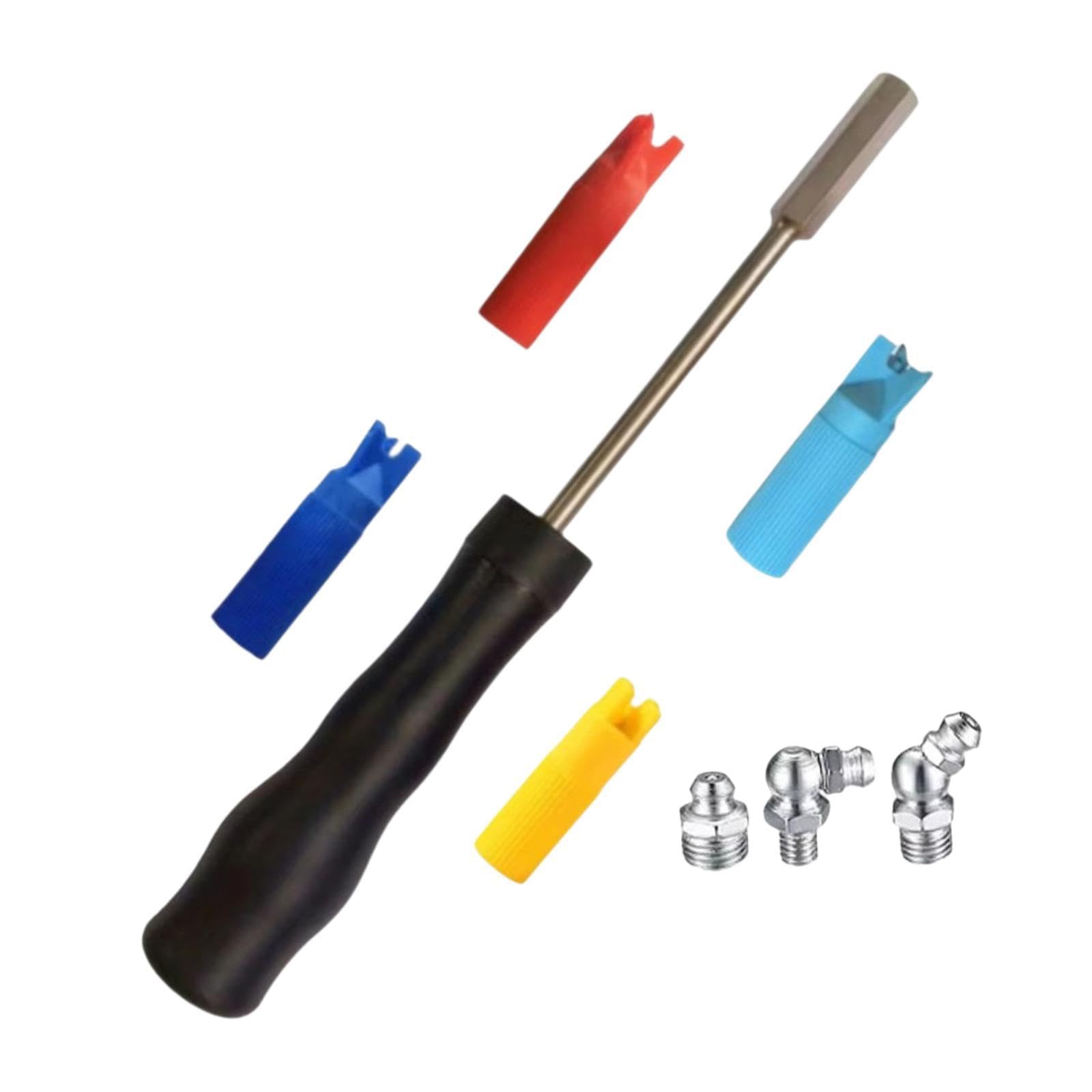 getuse Grease Zerk Cleaner Tool, Metal Grease Fittings Cleaning Kit with 4 Cleaners and Black Tool getuse Grease Zerk Cleaner Tool, Metal Grease Fittings Cleaning Kit with 4 Cleaners and Black Tool von getuse