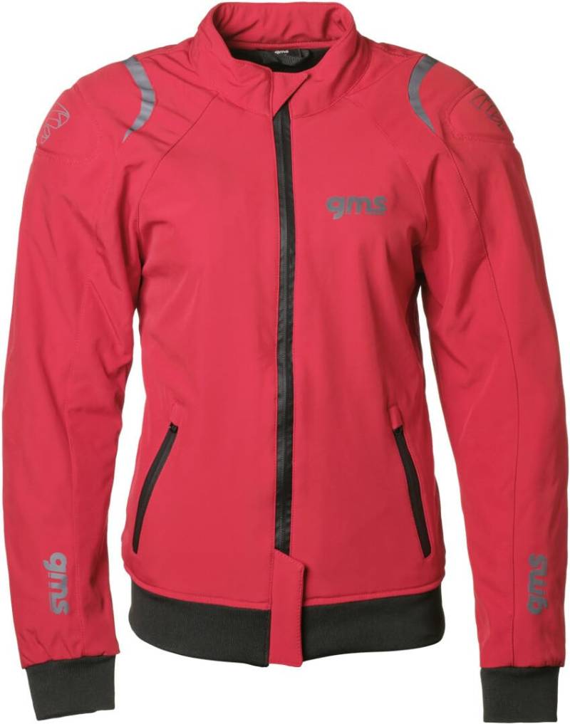 gms Falcon Damen Motorrad Textiljacke, rot, L von gms