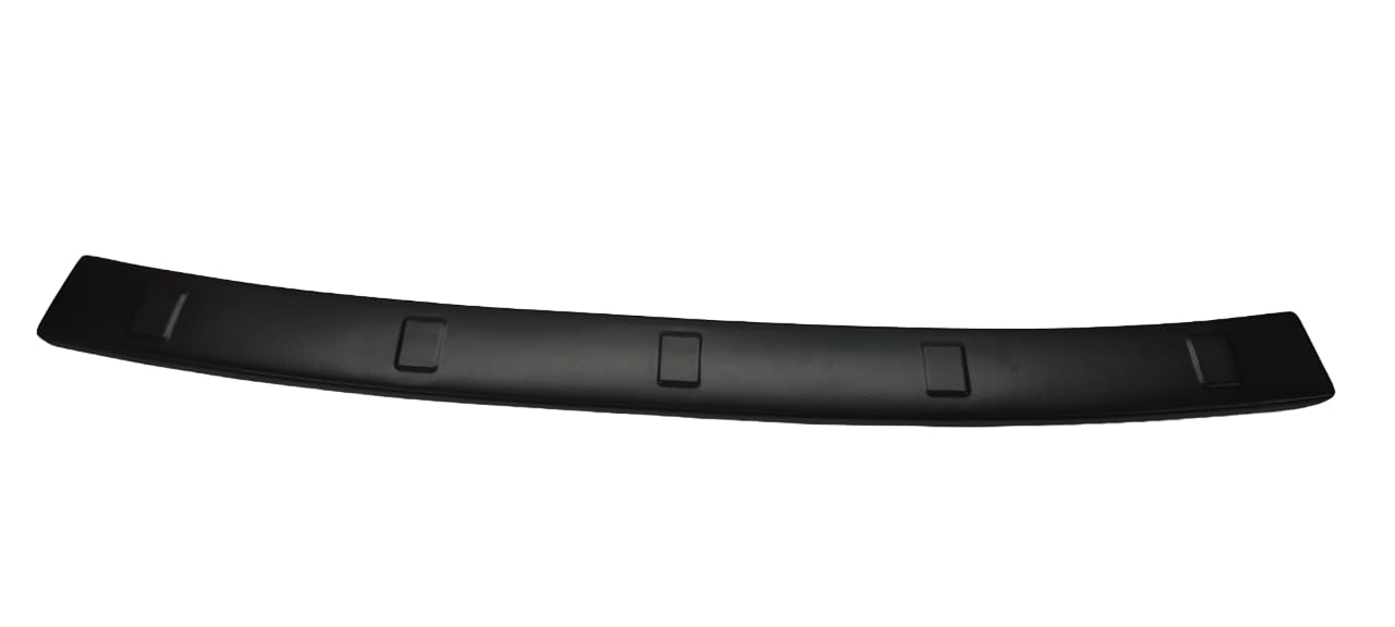 Fahrzeugspezifischer Ladekantenschutz mit Abkantung ABS Kunststoff Schwarz mit Klebeband von goingfast