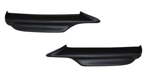Front Spoiler Ecken Lippe Ansatz Schwarz lackierbar Für BMW 3er E90 E91 passend für M Paket Stoßstange 05-08 von goingfast