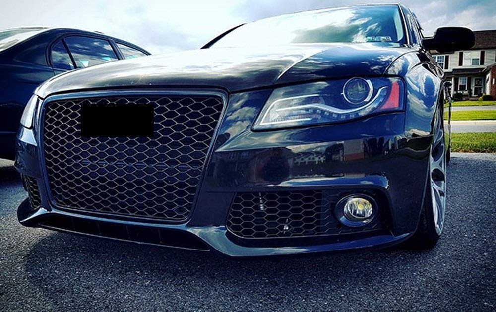 Kompatibel mit A4 B8 8K Kühlergrill Wabengrill PDC Front Grill Schwarz Glanz 07-12 Kompatibel mit A4 B8 8K Kühlergrill Wabengrill PDC Front Grill Schwarz Glanz 07-12 von goingfast
