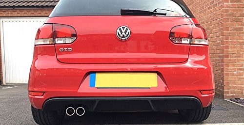 Heck Spoiler Lippe Heckansatz ABS Kunststoff für Endschalldämpfer links von goingfast