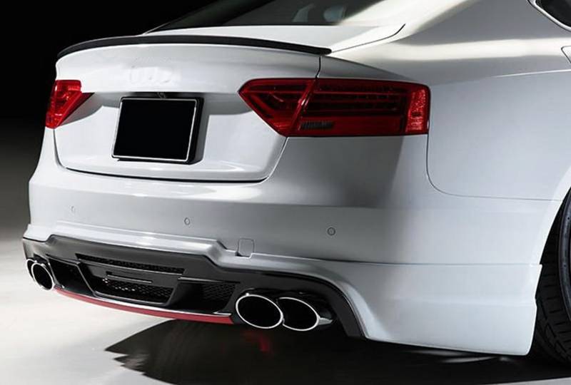 Kofferraum Heck Spoiler Lippe unlackiert mit Befestigungsklebeband von goingfast