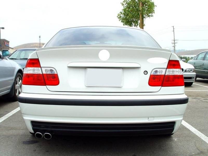 Kofferraum Heck Spoiler Lippe unlackiert mit Befestigungsklebeband von goingfast