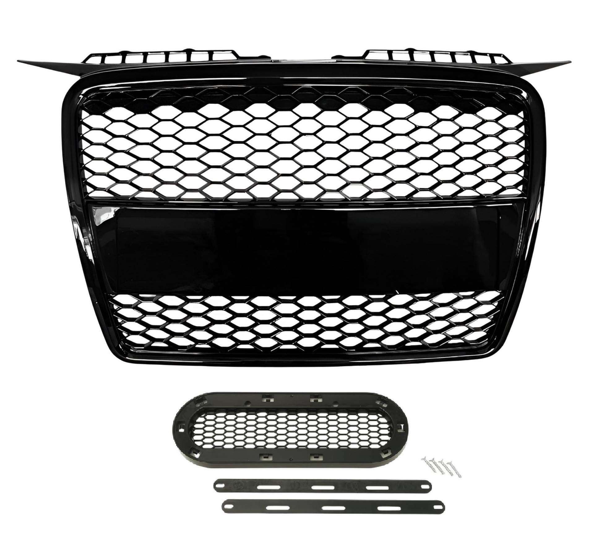 Kompatibel mit A3 8P Kühlergrill Sport Wabengrill Front Tuning Grill mit Emblemhalter Kompatibel mit A3 8P Kühlergrill Sport Wabengrill Front Tuning Grill mit Emblemhalter von goingfast