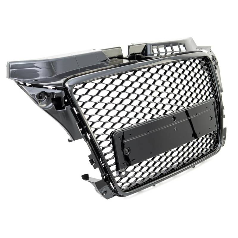 Kompatibel mit A3 8P Kühlergrill Wabengrill Front Grill PDC 08-13 Schwarz Glanz von goingfast