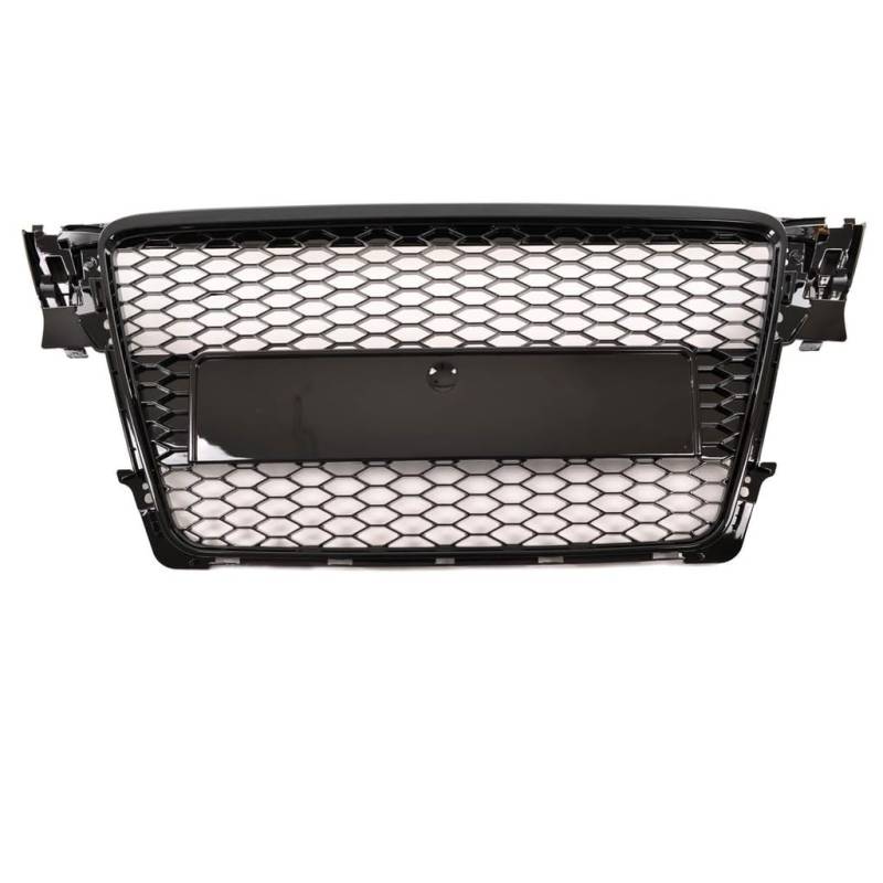 Kompatibel mit A4 B8 8K Kühlergrill Wabengrill PDC Front Grill Schwarz Glanz 07-12 von goingfast
