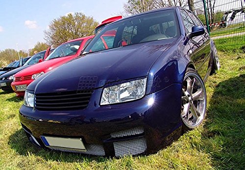 Kühler- Sport- Front- Rippen- Grill ohne Emblem Schwarz Eintragungsfrei Kühler- Sport- Front- Rippen- Grill ohne Emblem Schwarz Eintragungsfrei von goingfast
