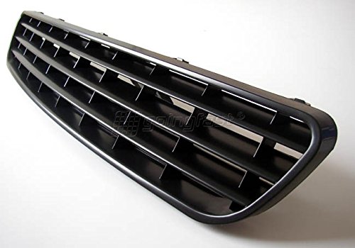 Kühler- Sport- Front- Rippen- Grill ohne Emblem Schwarz Eintragungsfrei Kühler- Sport- Front- Rippen- Grill ohne Emblem Schwarz Eintragungsfrei von goingfast