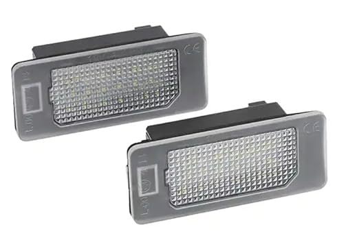 LED Kennzeichenbeleuchtung ohne Fehlermeldung Eintragungsfrei passend für VW Golf 6 Kombi Touran Sharan Passat B7 Touareg von goingfast