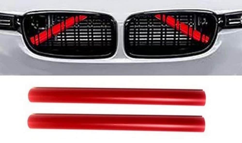 Passend für BMW G01 G02 G05 G06 G07 G30 G38 G32 Front Grill V Streben Zierleisten Streifen Rot Passend für BMW G01 G02 G05 G06 G07 G30 G38 G32 Front Grill V Streben Zierleisten Streifen Rot von goingfast