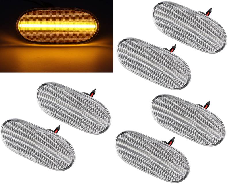 Passend für Mercedes Spinter W906 6x LED Seitenmarkierungsleuchten Weiss 06-13 Positionsleuchten Begrenzungsleuchten Eintragungsfrei von goingfast